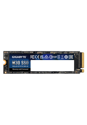 Твердотільний накопичувач M.2 512Gb, Gigabyte M30, PCI-E 3.0 x4, 3D TLC, 3500/2600 MB/s (GP-GM30512G-G)