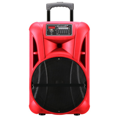 Колонка портативна Havit HV-SF139BT Red, 50 Вт, пластиковий корпус, AUX, USB, FM, BT, TF, акумулятор: 12В/7А, керування зверху (6939119047887)