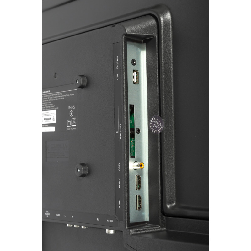 Телевізор 32" Romsat 32HQ2020T2, 1366х768, 60 Гц, DVB-T2/C, 3xHDMI/VGA, USB, VESA 100x100