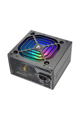 Блок живлення 550W, Cougar XTC550 ARGB, Black, 120 мм, PFC, 80% Efficience, MB: 20+4 pin, CPU: 4+4 pin, VGA: 2 x 6+2 pin, 2xMolex, 5xSATA, захист OVP/OPP/SCP/UVP