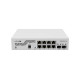 Комутатор MikroTik CSS610-8G-2S+IN, White, 2xSFP+, 8xGLan, IP20, 200х167х46 мм