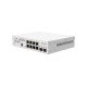 Комутатор MikroTik CSS610-8G-2S+IN, White, 2xSFP+, 8xGLan, IP20, 200х167х46 мм