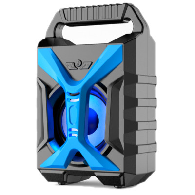 Портативна колонка Havit HV-SF137BT Black/Blue, 3 Вт, пластиковий корпус, AUX, USB, FM, BT, TF, акумулятор: 500mA, керування зверху (6939119002879)