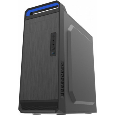 Корпус GameMax MT523B-NP-U3 Black, без БЖ, Mid Tower, ATX / Micro ATX / Mini ITX, 1хUSB 2.0, 1хUSB 3.0, 431x200x450 мм, 0.5 мм, 3.3 кг