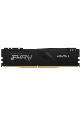 Пам'ять 16Gb x 2 (32Gb Kit) DDR4, 3200 MHz, Kingston Fury Beast, Black, 16-18-18, 1.35V, з радіатором (KF432C16BB1K2/32)