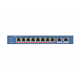 Комутатор Hikvision DS-3E0310HP-E, 7xPoE, 2xGigabit, 1xHiPoe, некерований, 217.6x27.8x103.35 мм