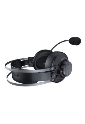 Навушники Cougar VM410, Iron, 3.5 мм, накладні, динаміки 53 мм, 9.7-мм мікрофон з шумозаглушенням, 113 дБ, 32 Ом