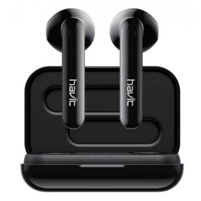 Гарнітура Bluetooth Havit TW935, Black, 250mAh, 30mAhх2