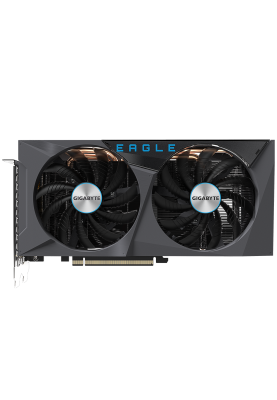 Відеокарта GeForce RTX 3060, Gigabyte, EAGLE Rev. 2.0 (Limited Hash Rate), 12Gb GDDR6, 192-bit, 2xHDMI/2xDP, 1777/15000 MHz, 8-pin (GV-N3060EAGLE-12GD)