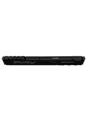 Пам'ять 16Gb DDR4, 3600 MHz, Kingston Fury Beast, Black, 18-22-22, 1.35V, з радіатором (KF436C18BB/16)