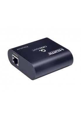 Подовжувач HDMI по "крученій парі", до 60 м, Black, V1.3, Cablexpert, живлення через microUSB порт (DEX-HDMI-03)