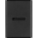 Зовнішній накопичувач SSD, 500Gb, Transcend ESD270C, Black, USB 3.1, 3D TLC, 520/460 MB/s (TS500GESD270C)