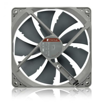 Вентилятор 140 мм, Noctua NF-P14s redux-1500 PWM, REDUX для корпусу 140x140x25мм SSO 300-1500 об/хв 19,6 дБ 4pin PWM сірий