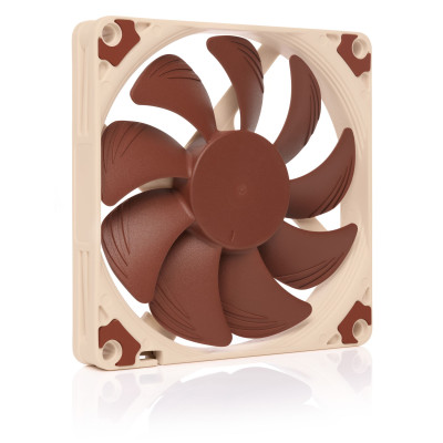 Вентилятор 92 мм, Noctua NF-A9x14 PWM, Biege, 92x92x14 мм, PWM, 500-2200 rpm, 19.9 дБ(А), 4-pin, підшипник SSO2