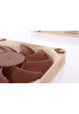 Вентилятор 92 мм, Noctua NF-A9x14 PWM, Biege, 92x92x14 мм, PWM, 500-2200 rpm, 19.9 дБ(А), 4-pin, підшипник SSO2
