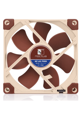 Вентилятор 92 мм, Noctua NF-A9 PWM, Biege, 92x92x25 мм, PWM, 400-2000 rpm, 22.8 дБ(А), 4-pin, підшипник SSO2