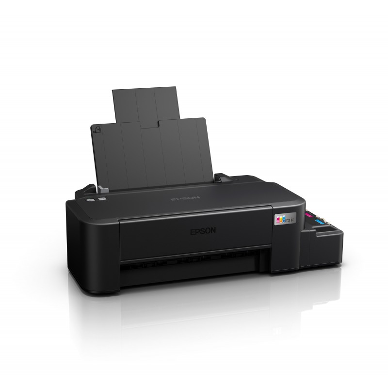 Принтер струменевий кольоровий A4 Epson L121, Black, 720х720 dpi, до 9/4.8 стор/хв, USB, вбудоване СНПЧ по 40 мл, чорнило 664 (C11CD76414)