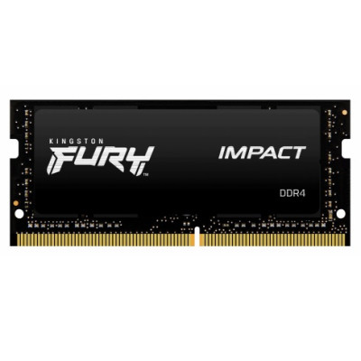 Пам'ять SO-DIMM, DDR4, 32Gb, 2666 MHz, Kingston Fury Impact, 1.2V, 16-18-18 (KF426S16IB/32)