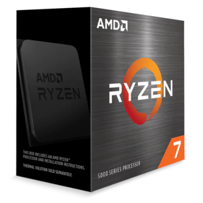 Процесор AMD (AM4) Ryzen 7 5700G, Box, 8x3.8 GHz (Turbo Boost 4.6 GHz), Radeon Vega (2000 MHz, 8 GPU), L3 16Mb, Zen 3, 7 nm, TDP 65W, розблокований множник, кулер Wraith Stealth (100-100000263BOX)