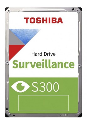 Жорсткий диск 3.5" 1Tb Toshiba S300, SATA3, 64Mb, 5700 rpm (HDWV110UZSVA)