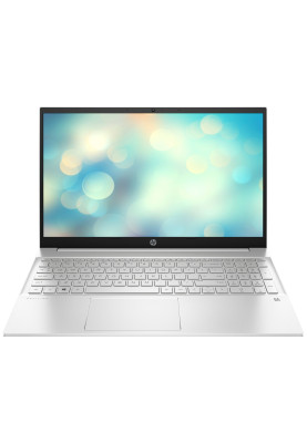 Ноутбук 15" HP Pavilion 15-eh1055ua (422L1EA) Silver 15.6", матовий LED Full HD 1920x1080 IPS, AMD Ryzen 5 5500U 2.1-4.0GHz, RAM 12Gb, SSD 512Gb, AMD Radeon Graphics, noDVD, DOS