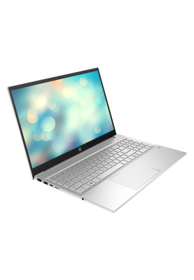 Ноутбук 15" HP Pavilion 15-eh1055ua (422L1EA) Silver 15.6", матовий LED Full HD 1920x1080 IPS, AMD Ryzen 5 5500U 2.1-4.0GHz, RAM 12Gb, SSD 512Gb, AMD Radeon Graphics, noDVD, DOS