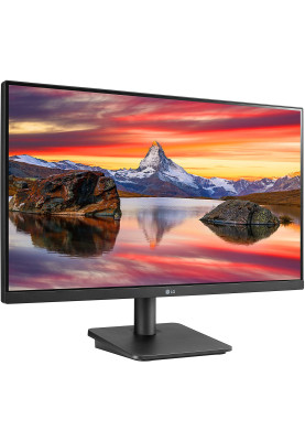 Монітор 23.8" LG 24MP400-B, Black, WLED, IPS 1920x1080 (16:9) 5 мс, 75 Гц, 1000:1, 250 кд/м², 178°/178°, HDMI/VGA, Vesa 75x75, AMD FreeSync