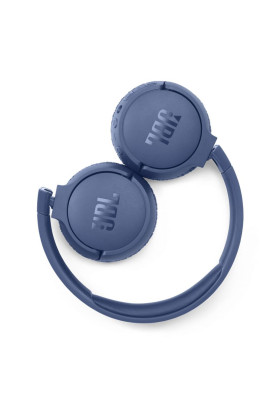 Навушники бездротові JBL Tune 660NC, Blue, Bluetooth, мікрофон, акумулятор 610 mAh, активне шумозаглушення, технологія "Pure Bass", кнопки на чашках навушників (JBLT660NCBLU)