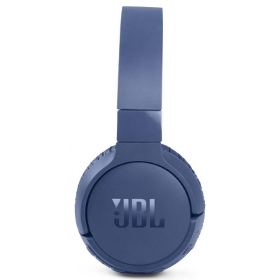 Навушники бездротові JBL Tune 660NC, Blue, Bluetooth, мікрофон, акумулятор 610 mAh, активне шумозаглушення, технологія `Pure Bass`, кнопки на чашках навушників (JBLT660NCBLU)