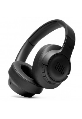 Навушники бездротові JBL Tune 710BT, Black, Bluetooth, мікрофон, акумулятор 610 mAh, технологія "Pure Bass", кнопки на чашках навушників, швидка зарядка (JBLT710BTBLK)