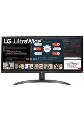 Монітор 29" LG 29WP500-B, Black, WLED IPS 2560x1080 (21:9) 5мс, 1000:1, 350 кд/м², 178°/178°, 2 x HDMI, "Безрамочный" (Сinema screen), Vesa 100x100