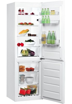 Холодильник Indesit LI8 S1E W, White, двокамерний, загальний об'єм 334L, корисний об'єм 213L/90L, A+, 187x59.5x65.5 см