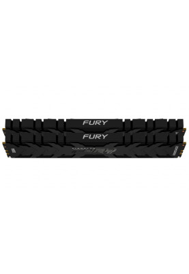 Пам'ять 16Gb x 2 (32Gb Kit) DDR4, 3200 MHz, Kingston Fury Renegade, Black, 16-18-18, 1.35V, з радіатором (KF432C16RB1K2/32)