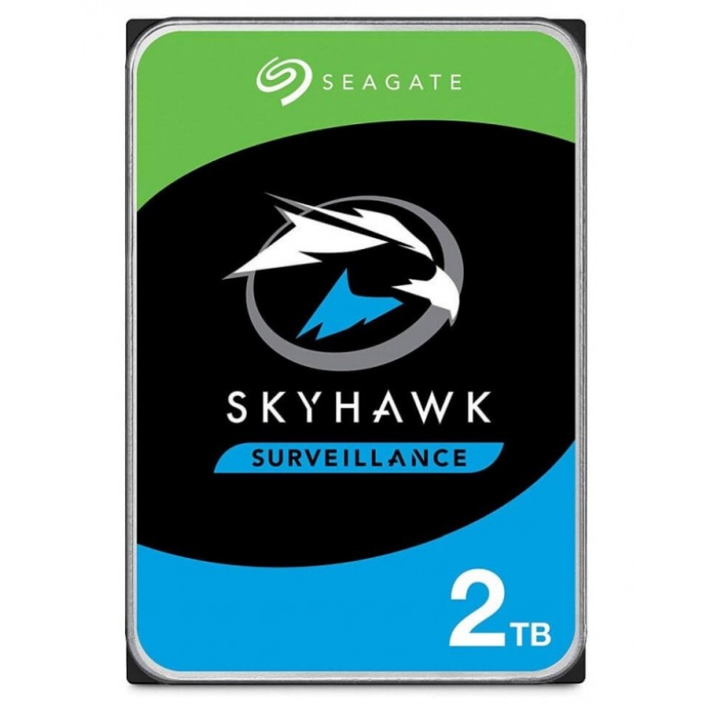 Жорсткий диск 3.5" 2Tb Seagate SkyHawk, SATA3, 256Mb, 5900 rpm (ST2000VX015)