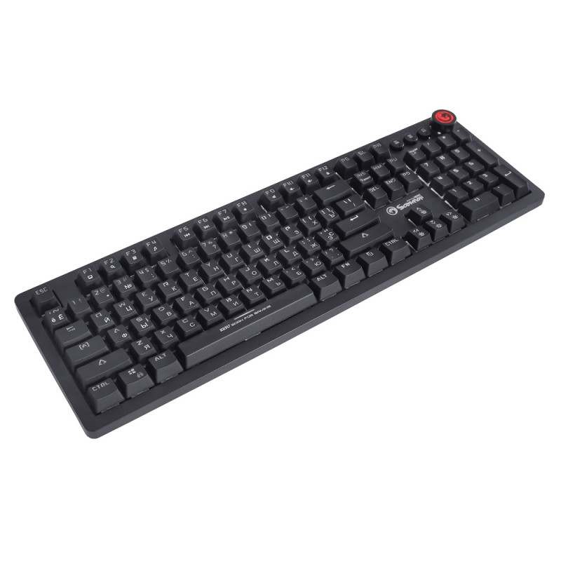 Клавіатура Marvo KG917 Black, USB, Multi-LED Mechanical Blue Switch, підсвічування, довжина кабелю 1,6 м. (KG917)