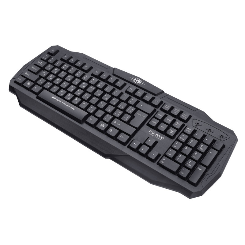 Клавіатура Marvo K601 Black, USB, Multi-LED підсвічування, довжина кабелю 1,5 м. (K601)