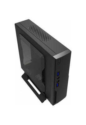 Корпус GameMax MT300-2U3-120W Black, 120 Вт, Mini ITX, 2xUSB 3.0, 1x40 мм