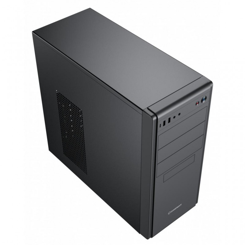 Корпус GameMax MT816-2U3-TYC Black, без БЖ, Mid Tower, ATX / Micro ATX / Mini ITX, 2xUSB 3.0, Type-C, 420x185x464 мм, 0.6 мм