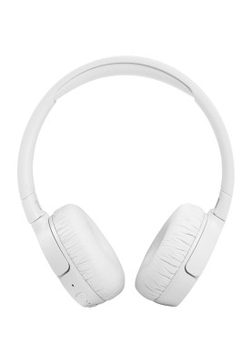 Навушники бездротові JBL Tune 660NC, White, Bluetooth, мікрофон, акумулятор 610 mAh, активне шумозаглушення, технологія "Pure Bass", кнопки на чашках навушників (JBLT660NCWHT)
