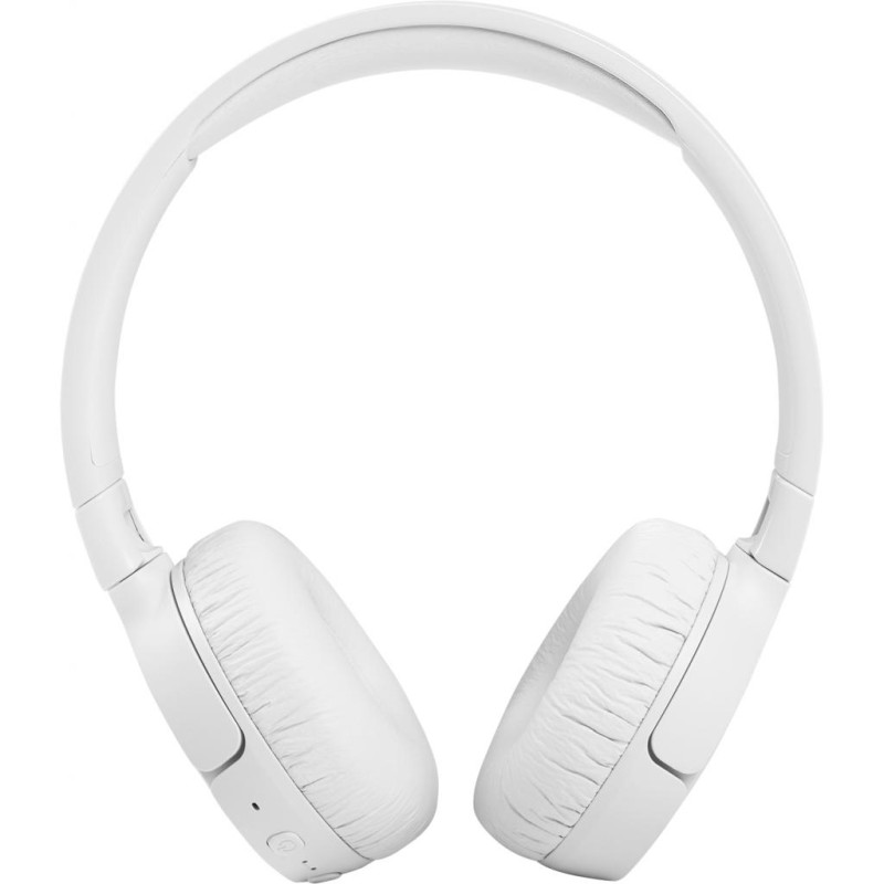 Навушники бездротові JBL Tune 660NC, White, Bluetooth, мікрофон, акумулятор 610 mAh, активне шумозаглушення, технологія "Pure Bass", кнопки на чашках навушників (JBLT660NCWHT)