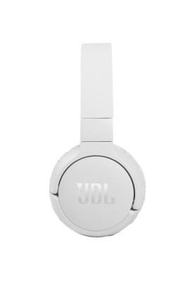 Навушники бездротові JBL Tune 660NC, White, Bluetooth, мікрофон, акумулятор 610 mAh, активне шумозаглушення, технологія "Pure Bass", кнопки на чашках навушників (JBLT660NCWHT)