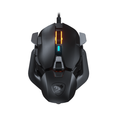 Миша Cougar Dualblader Black, USB, ігрова, 16000 dpi, 2000 Hz, RGB підсвічування, 12 програмованих кнопок