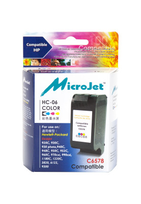 Картридж HP №23 (C1823D), Color, DeskJet 710/720/810/880/890, OfficeJet 1170, MicroJet (HC-C06)