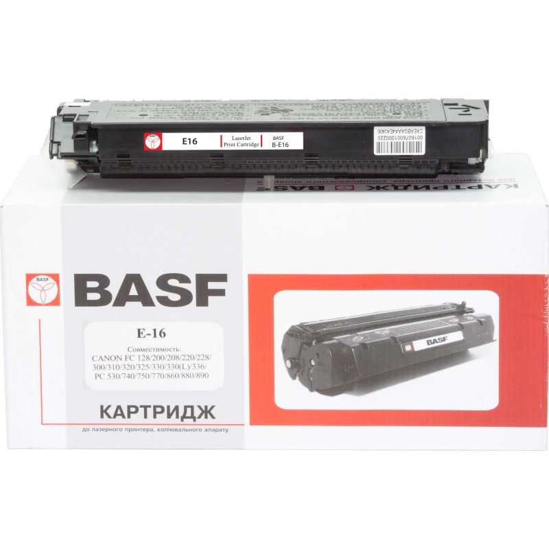 Картридж Canon E16, Black, FC/PC Series, 2000 стор, BASF (BASF-KT-E16)