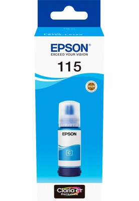 Чорнило Epson 115, Cyan, для L8160/L8180, 70 мл (C13T07D24A)
