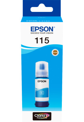 Чорнило Epson 115, Cyan, для L8160/L8180, 70 мл (C13T07D24A)