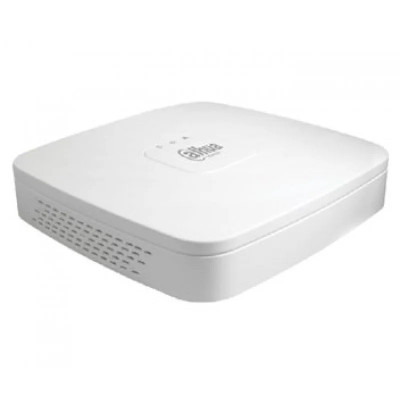 Відеореєстратор HDCVI Dahua DH-XVR4108C-I, White, 8 x HDCVI/Analog або 2 x IP, H.265+, VGA/HDMI, Audio: 1 вхід/1 вихід, 1 x HDD (до 6 Тб), Lan RJ45, 2xUSB, 205 x 211 x 45 мм