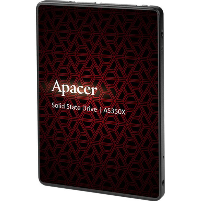 Твердотільний накопичувач 256Gb, Apacer AS350X, SATA3, 2.5", 3D TLC, 560/540 MB/s (AP256GAS350XR-1)