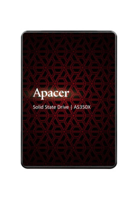 Твердотільний накопичувач 256Gb, Apacer AS350X, SATA3, 2.5", 3D TLC, 560/540 MB/s (AP256GAS350XR-1)