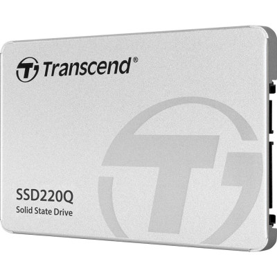 Твердотільний накопичувач 2Tb, Transcend SSD220Q, SATA3, 2.5`, 3D QLC, 550/500 MB/s (TS2TSSD220Q)